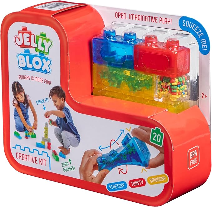 Jelly Blox Creative Kit | Includes 20 Blocks | Toddler & Preschool - Image 9