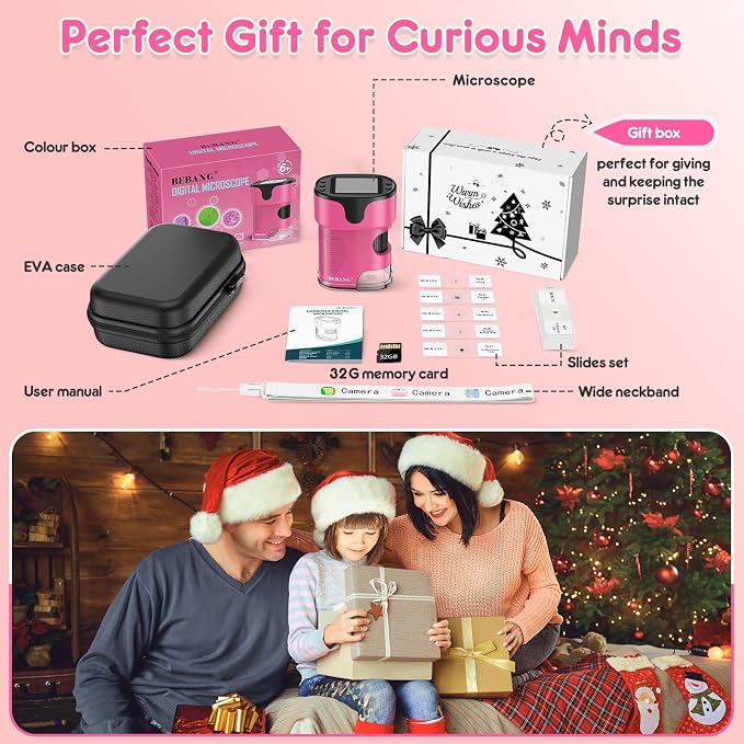 Kids Digital Microscope Science Gift: Complete STEM Toy Kit for Ages 4-12 - Image 6