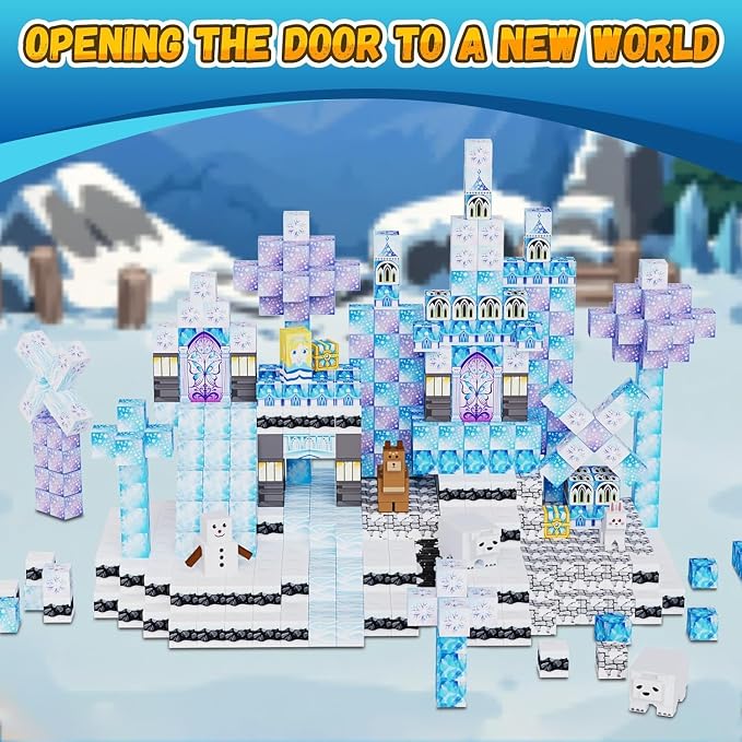 200PCS Magnetic Blocks, Magnetic Building Blocks, 0.78in Magnetic Building - Image 7