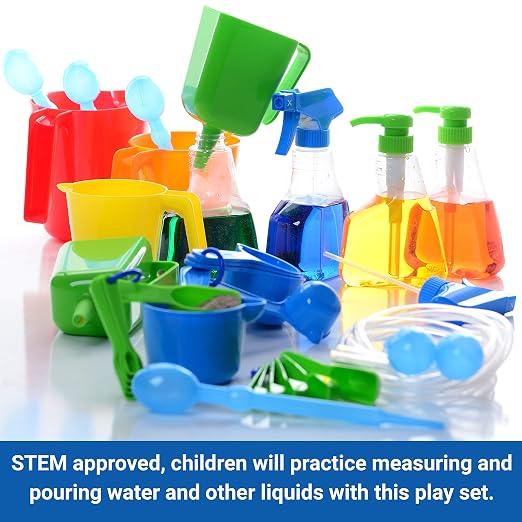 Constructive Playthings Measure and Pour Water Play Preschool Science Kit - Image 2