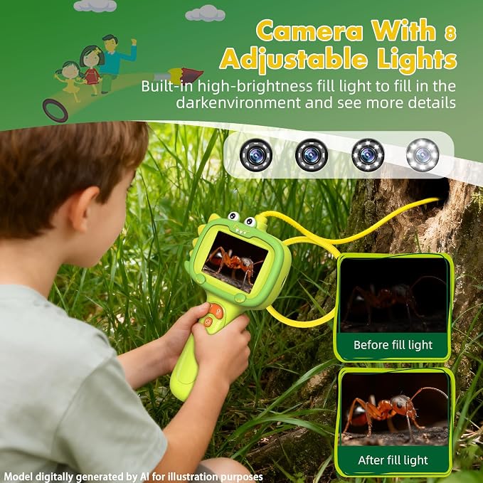 Kids Borescope Camera, STEM Learning Toy for 3+ Years Old Boys Girls - Image 2