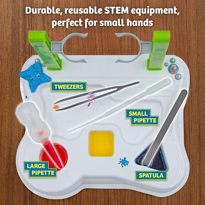 Thames & Kosmos Kids First Science Kit | STEM Learning, Intro to Chemistry for Ages 5+ | Safe & Educational Lab Setup with 20+ Durable Tools, 12 Experiments | Explore Lab Skills & Science Concepts - Image 3