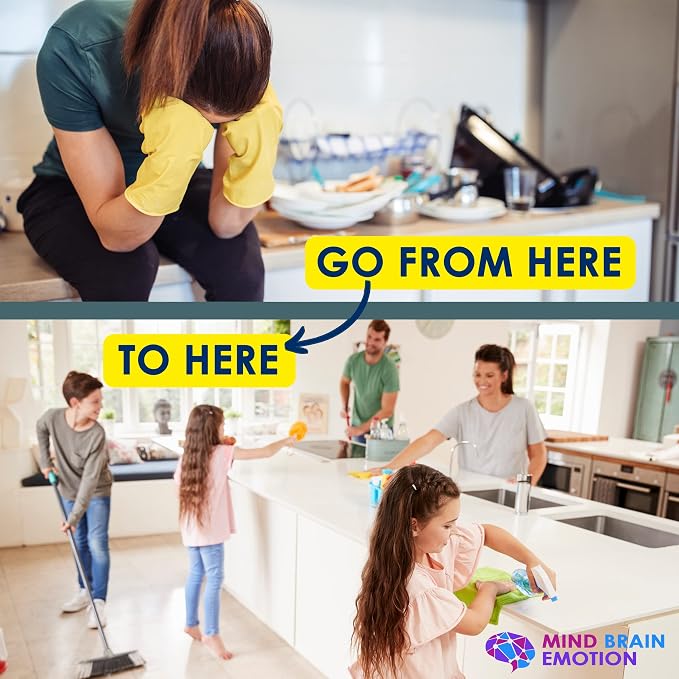 Mind Brain Emotion 52 Essential Life Skills: No-Excuses Game to Teach Kids, Teens & Adults How to Care for Self & Chores, Practical Solution for Responsible Boys, Confident Girls, Happy Family - Image 9