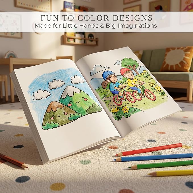 ZICOTO Fun Coloring Book for Kids - Set of 3 Cute Toddler Coloring Books - Image 6