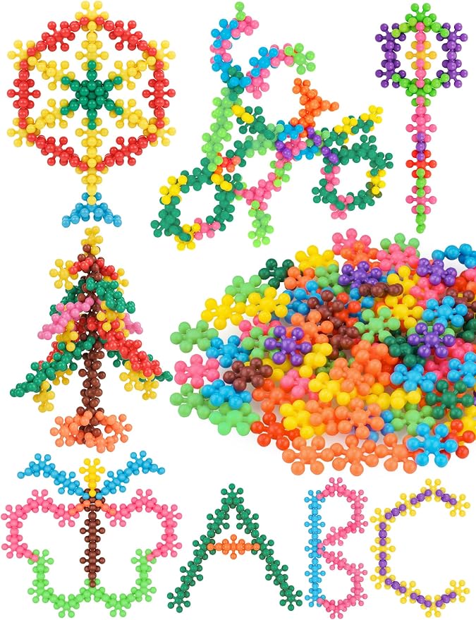 100PCS Building Blocks STEM Construction Toy for Kids 3+, Multi-Color by NiToy
