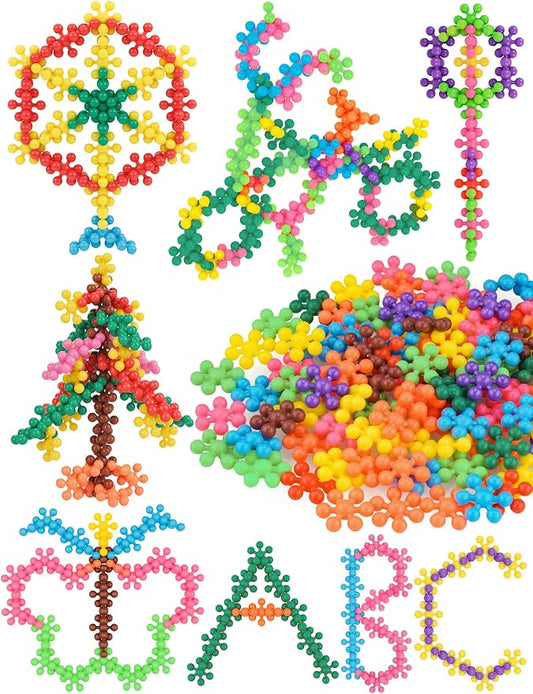 100PCS Building Blocks STEM Construction Toy for Kids 3+, Multi-Color by NiToy