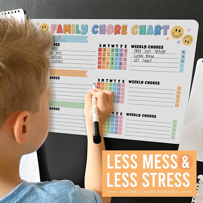 Magnetic Chore Chart for Kids Multiple Kids, Chore Board Adults and Teens - Image 5