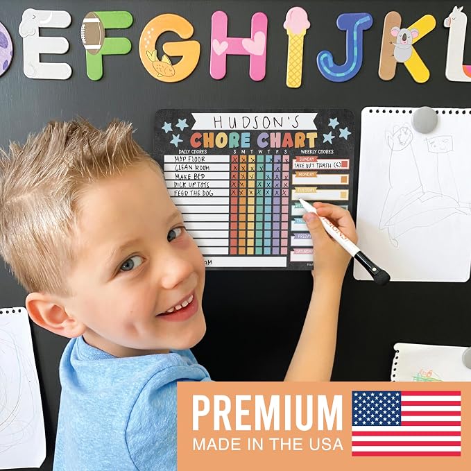 Magnetic Chore Chart for Kids Multiple Kids Chore Board for Home and School - Image 5