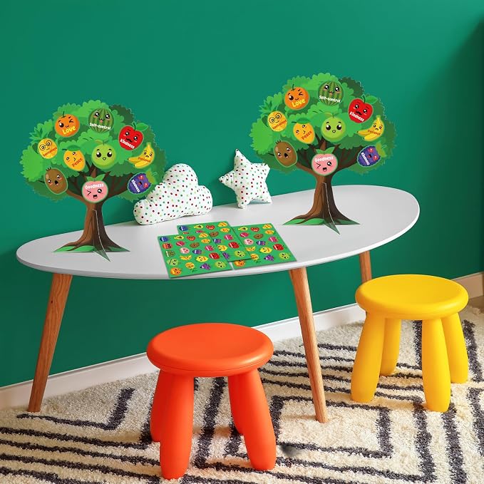 HARKOHACO 36 Set Fruit of The Spirit Trees Make Your Own Bible Accents Tree - Image 5