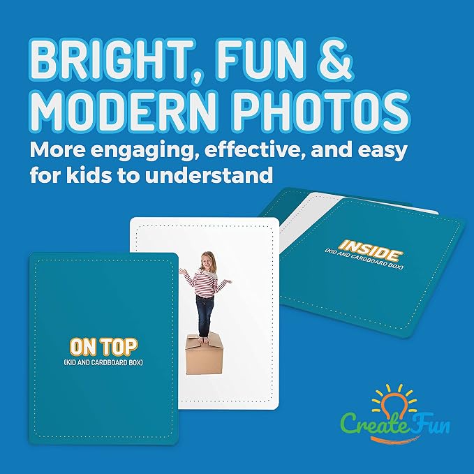 CreateFun 300 Vocabulary Builder Flash Cards V2 Speech Therapy,Autism,ESL - Image 5