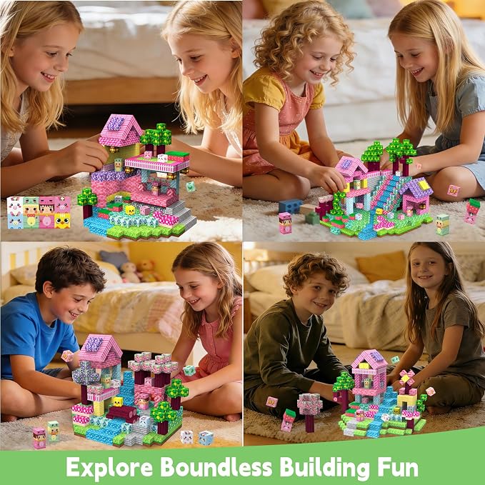 200PCS Magnetic Blocks Magnet Building Cubes STEM Toys for 3+kids Gifts - Image 7
