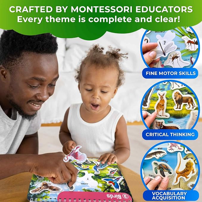 Montessori Busy Book for Kids Ages 4-8 — My Preschool Toddler Busy Book 3-5 - Image 4