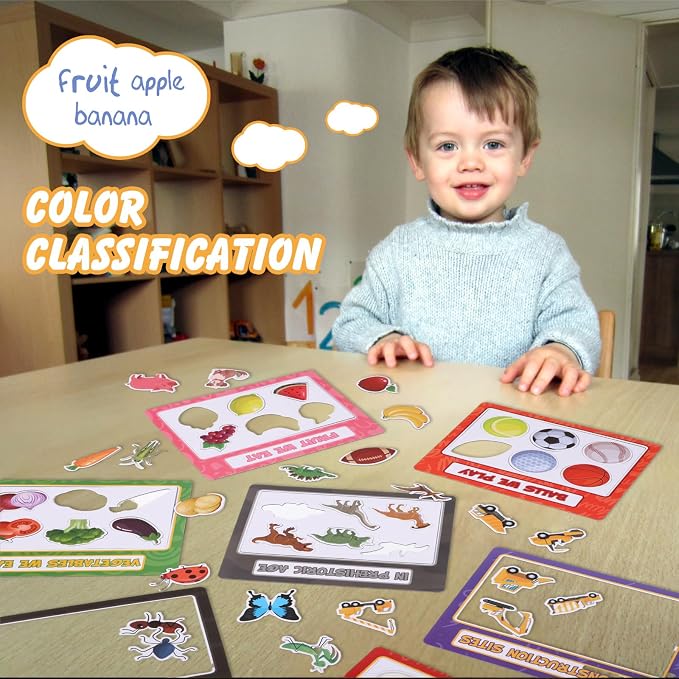10PCS Magnetic Sorting Toy for Kids, Category Fridge Magnets for Kids - Image 5