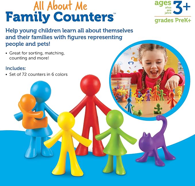 Learning Resources All About Me Family Counters - Image 6
