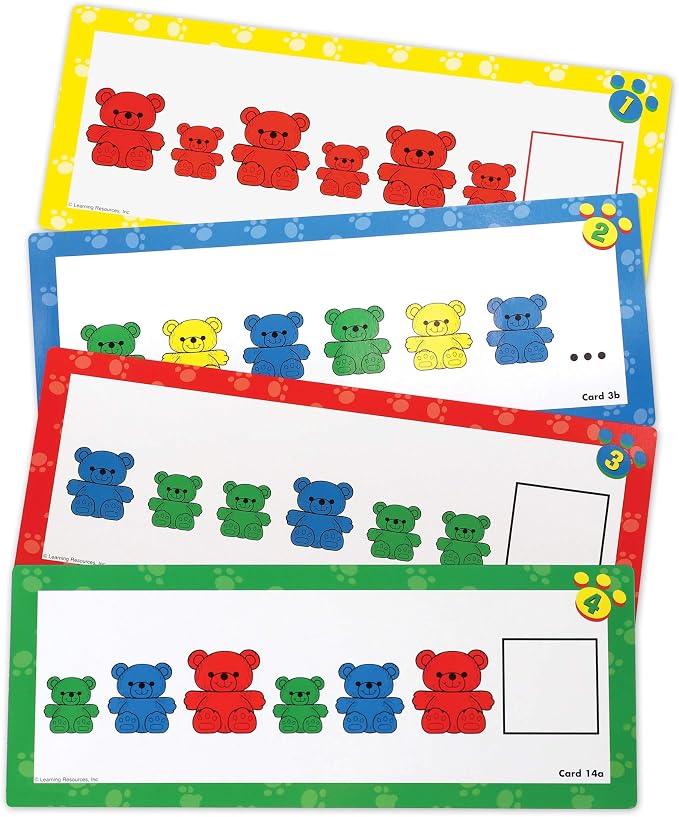 Learning Resources Three Bear Family Sort, Pattern & Play Activity Set - Image 4