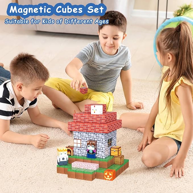 200PCS Magnetic Building Blocks for Kids, Age 3-5 4-8 8-12 - Image 5