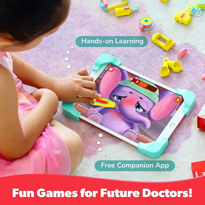 PlayShifu Doctor Kit for Kids – Tacto Doctor | Tech-Powered Pretend Playset with 12 Tools & 3 Games | STEM Learning Toy for Ages 4–10 | Roleplay Gift for Boys & Girls | Tablet Not Included - Image 5