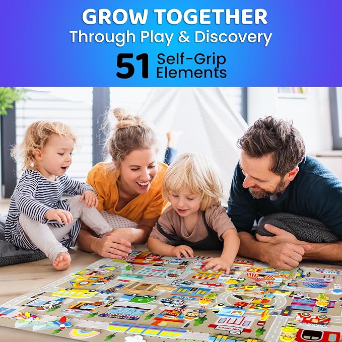 City Felt Board for Kids 3-5 Years Old - Preschool Learning Activities - Image 3