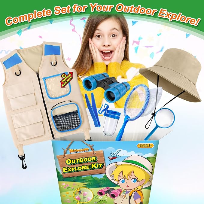 YOPINSAND Kids Explorer Kit & Bug Catcher Kit, Kids Outdoor Exploration Set - Image 3