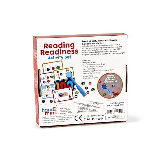 hand2mind Reading Readiness Activity Set, Magnetic Wands and Chip Set, Learn to Spell for Kids, Spelling Toys, CVC Words for Kindergarten, Learning Letters, Science of Reading Manipulatives - Image 9