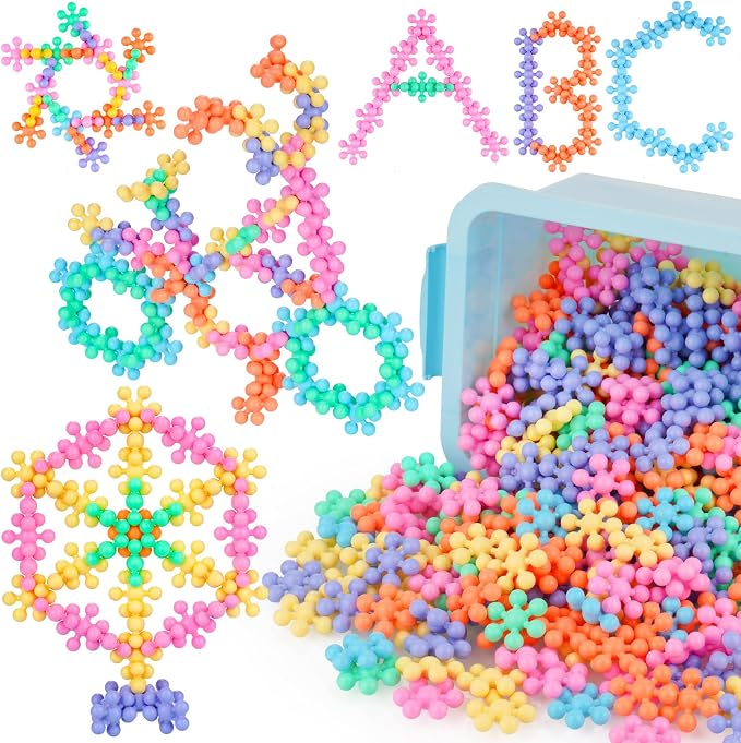 300PCS Building Blocks STEM Construction Toy, Macaron Colors by NiToy