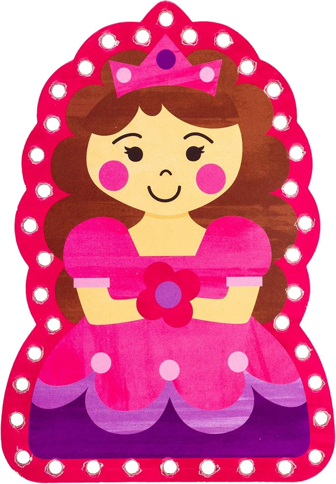Stephen Joseph Lacing Cards, Princess/Castle - Image 3