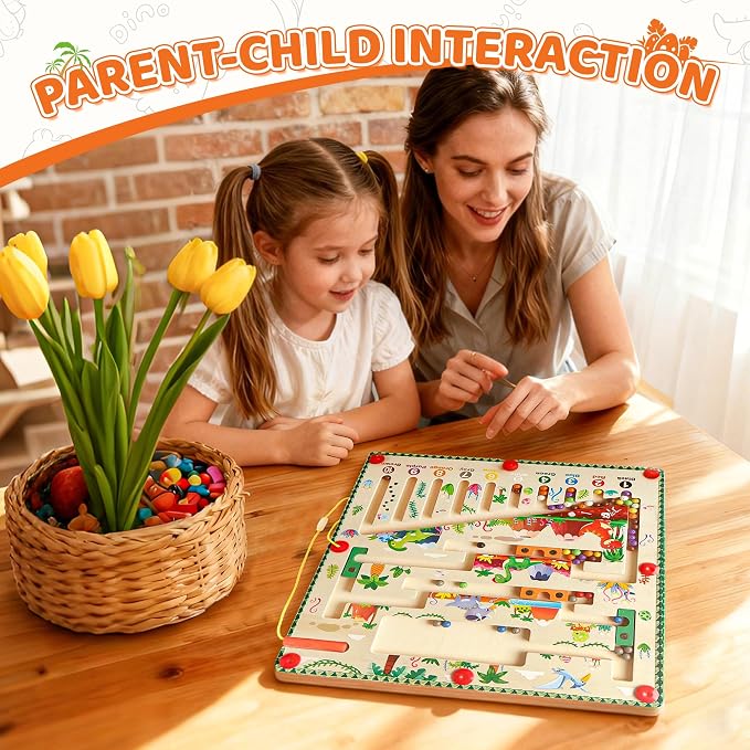 Magnetic Maze for Toddlers 3+, Dinosaur - Image 5
