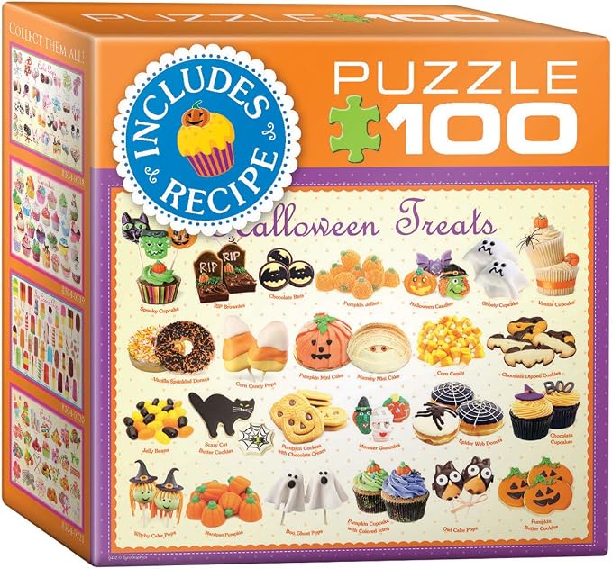 EuroGraphics Halloween Treats Mini Puzzle (100-Piece) by EuroGraphics