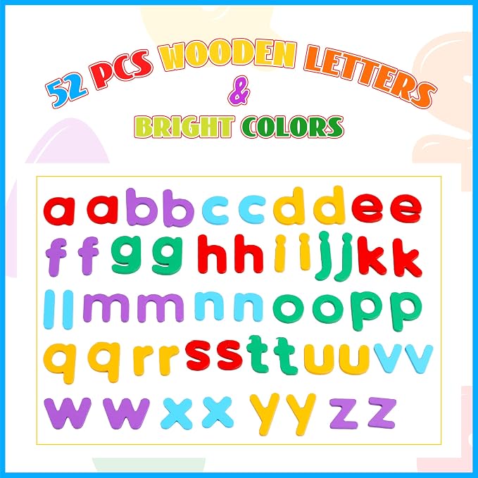 Wooden See and Spell Word Game Learning Toys for Kids 3-6 Puzzle Board - Image 6