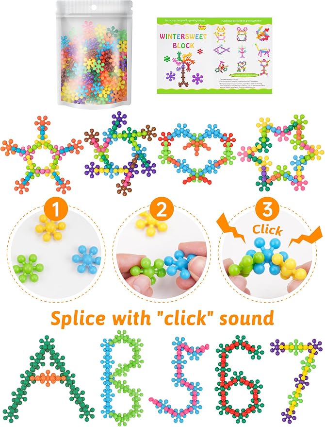 100PCS Building Blocks STEM Construction Toy for Kids 3+, Multi-Color - Image 2