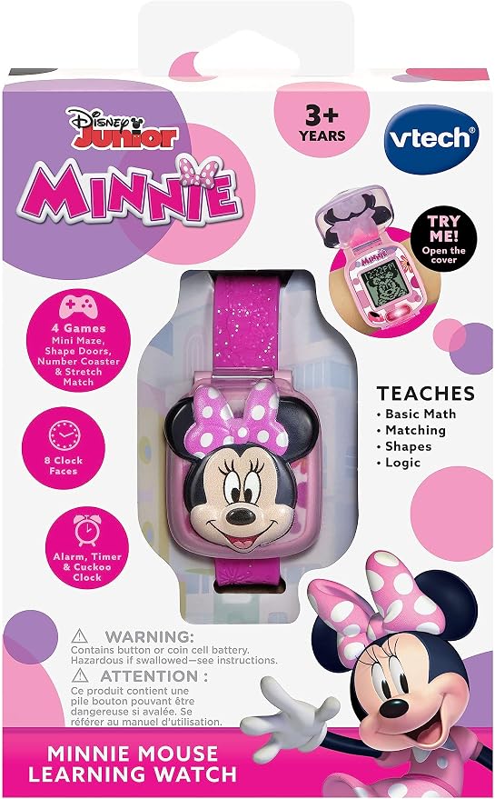 VTech Disney Junior Minnie - Minnie Mouse Learning Watch - Image 5