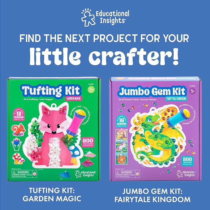 Educational Insights Pom Pom Kit: Animal Dress Up - Arts and Crafts for Kids 4-6, DIY Arts & Crafts Kits, Kids No Mess Activities, Preschool and Kindergarten Crafting Set, Toddler Craft Supplies - Image 6