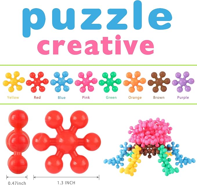 TOMYOU 300 Pieces Building Blocks Kids STEM Toys Educational Classroom - Image 2
