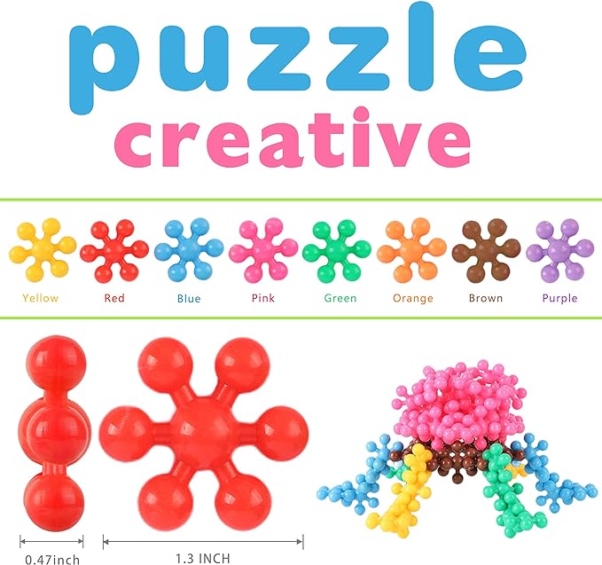 TOMYOU 400 Pieces Building Blocks Kids STEM Toys Educational Classroom - Image 2
