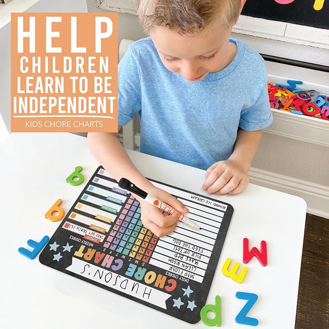 Magnetic Chore Chart for Kids Multiple Kids Chore Board for Home and School - Image 4