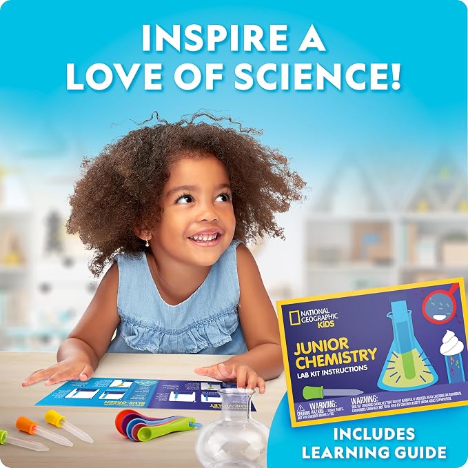 National Geographic Junior Chemistry Set with 50 Experiments for Kids - Image 6