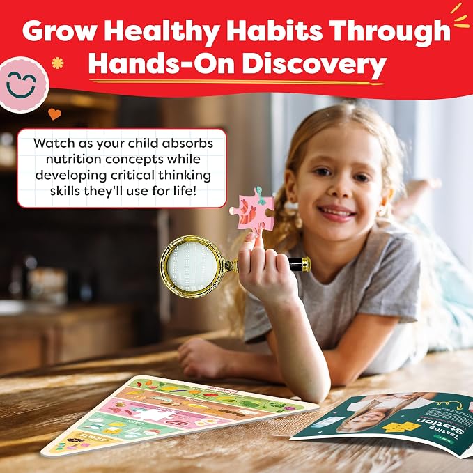Baketivity Nutrition Explorer Kit STEM Learning Birthday Gifts for Kids - Image 3