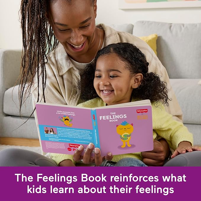 Fisher-Price Toddler Toys Big Little Feelings Calm Down Kit, 4-Piece Set of Activities & Parenting Tips for Social Emotional Development Kids Ages 2+ Years - Image 4
