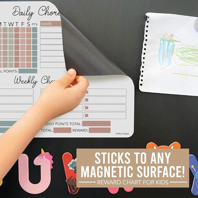 Magnetic Chore Chart for Kids Multiple Kids, Chore Board Adults and Teens - Image 8