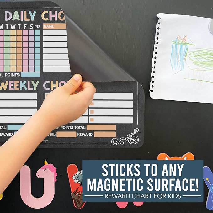 Magnetic Chore Chart for Kids Multiple Kids, Chore Board Adults and Teens - Image 8