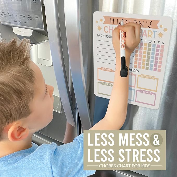 Magnetic Chore Chart for Kids Multiple Kids Chore Board for Home and School - Image 6