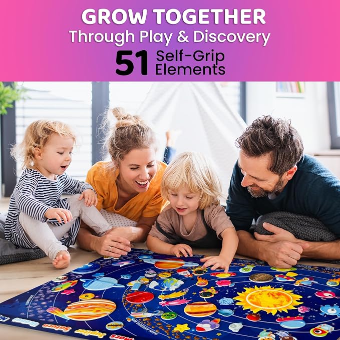 Space Felt Board for Kids 3-5 Years Old - Preschool Learning Activities - Image 3