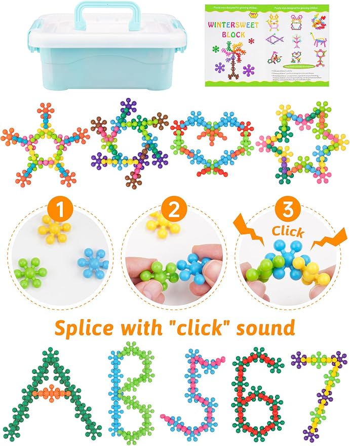 200PCS Building Blocks STEM Construction Toy for Kids 3+, Multi-Color - Image 2