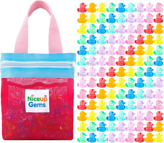 Niceup 690pcs Mini Acrylic Duck Counters for Preschool Math Manipulatives by Niceup