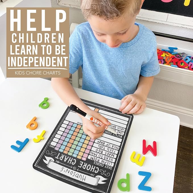 Magnetic Chore Chart for Kids Multiple Kids Chore Board for Home and School - Image 4
