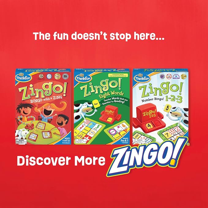 ThinkFun 7706-T Zingo Word Builder Early Reading Game - Award Winning Game for Pre-Readers and Early Readers - Image 7
