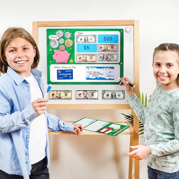 Simply magic 70 PCS Magnetic Money for Classroom - Play Money for Teaching - Image 6