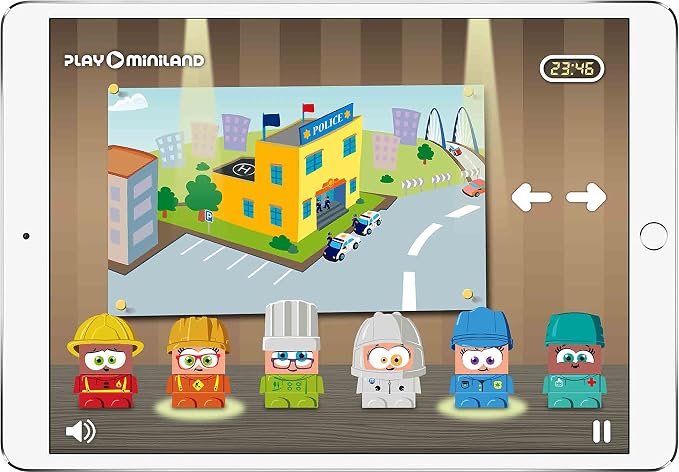 Miniland Job Blocks Board Game for Toddlers Age 2 - Preschoolers Age 4, Teaches Careers, Diversity, Fun Language Development, Pretend Play - Image 13