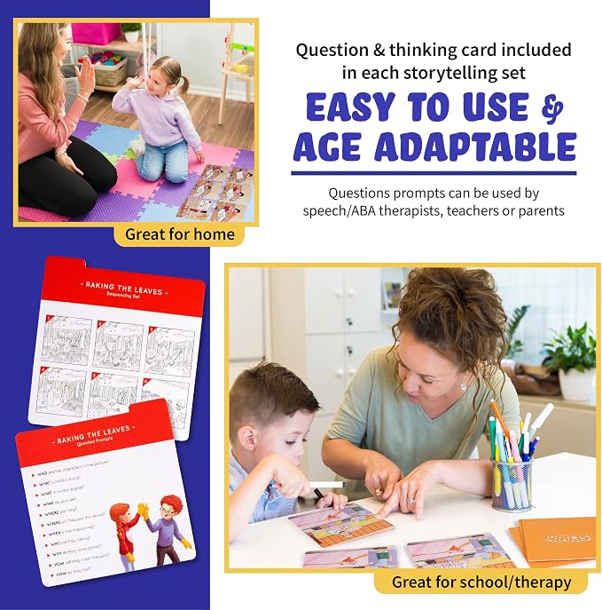 Sequence for Kids Cards, Speech Therapy Materials, Homeschool SEL, Autism, Tell A Story Picture Cards, Social Skills, Picture Cards, ESL, ELL - Image 5