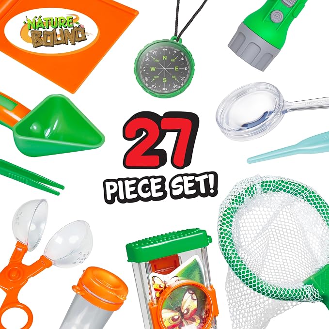 Nature Bound Ultimate Bug Hunter Kit: 27-Piece Insect Collecting Set for Kids – Outdoor Adventure, Catching & Learning Toy - Image 3